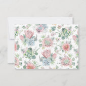 Details zur Beilage des Pastelfarbensukkkulars Bei Einladung (Rückseite)