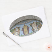 Details zur Berliner Kathedrale Ovaler Aufkleber (Umschlag)