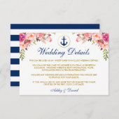 Details zur Blauen Einsteckkarte S Begleitkarte (Vorne/Hinten)