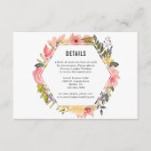 Details zur Blumenzange/Informationen Begleitkarte (Vorderseite)