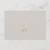 Details zur Boho Fall Floral Wedding Begleitkarte (Rückseite)