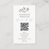 Details zur botanischen Hochzeitsstiftung QR-Code Begleitkarte (Vorderseite)