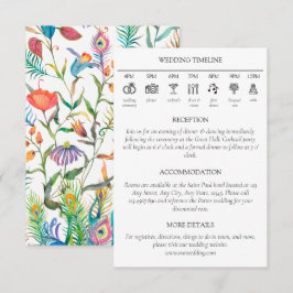 Details zur Botanischen Lebensdauer bei Hochzeiten Begleitkarte
