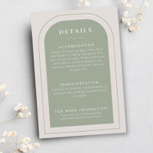 Details zur Eleganten Grünen Hochzeit