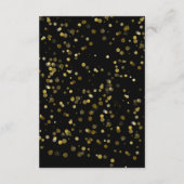 Details zur goldenen Weihnachtsfeier Begleitkarte (Rückseite)