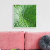 Details zur grünen Ledervene Leinwanddruck (Insitu (Wohnzimmer))