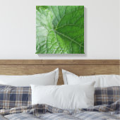Details zur grünen Ledervene Leinwanddruck (Insitu (Schlafzimmer))