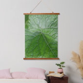 Details zur grünen Ledervene Wandteppich Mit Holzrahmen (Schlafzimmer)