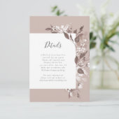 Details zur Herbstflora Begleitkarte (Stehend Vorderseite)