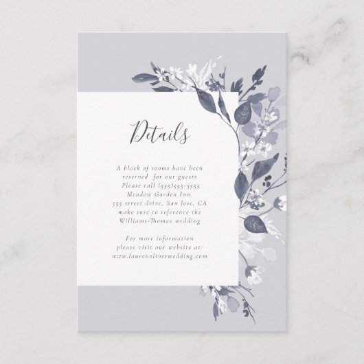 Details zur Herbstflora Begleitkarte (Vorderseite)