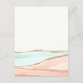 Details zur Hochzeit an der Küste Begleitkarte (Rückseite)