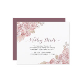 Details zur Hochzeit Bohemisch rosa Rosa