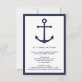 Details zur Hochzeit der Nautic Navy Einladung (Rückseite)