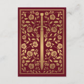 Details zur Hochzeit des roten Königsschwert Begleitkarte (Rückseite)