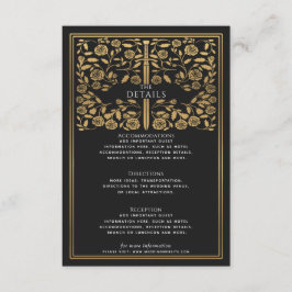 Details zur Hochzeit des Schwarzen Königlichen Mit Begleitkarte