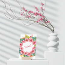 Details zur Hochzeit des tropischen hawaiischen Hi