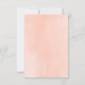 Details zur Hochzeit im geometrischen Rahmen der W Einladung (Rückseite)