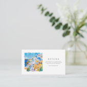 Details zur Hochzeit im Mittelmeer Begleitkarte (Stehend Vorderseite)