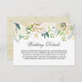 Details zur Hochzeit im Wasser Einladung (Vorne/Hinten)