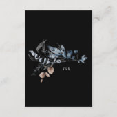 Details zur Hochzeit im Winter Begleitkarte (Rückseite)