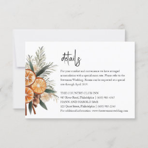 Details zur Hochzeit in Boho Einladung