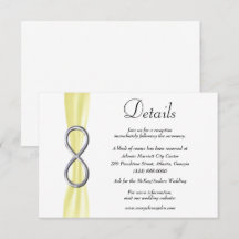 Details zur Hochzeit in Gelben Streifen