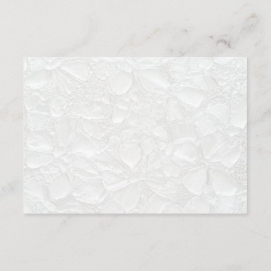 Details zur Hochzeit in Schwarz und Weiß Begleitkarte (Rückseite)