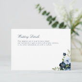 Details zur Hochzeit: RSVP Karte (Stehend Vorderseite)