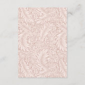 Details zur Hochzeit und UAWG von Blush Bloral Begleitkarte (Rückseite)