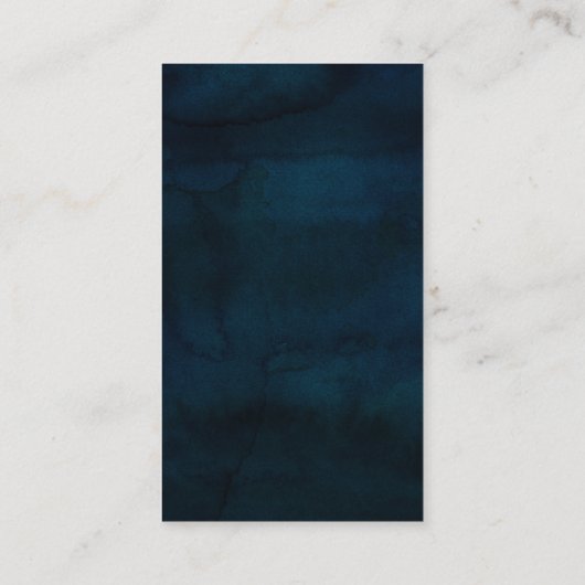 Details zur Hochzeit von Navy Luster Dark Blue Wat Begleitkarte (Rückseite)