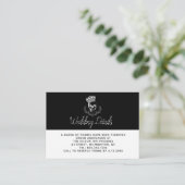 Details zur Hochzeit von Royal Skull Begleitkarte (Stehend Vorderseite)