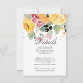 Details zur Hochzeit von Wasserfarben Einladung (Vorderseite)