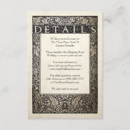 Details zur Hochzeitkarte | Champagne Ivy Collecti Begleitkarte