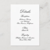 Details zur Hochzeitkarte Dankeskarte (Vorderseite)