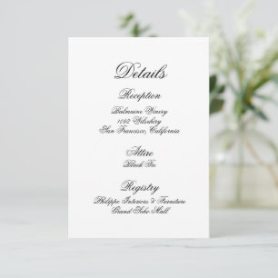 Details zur Hochzeitkarte Dankeskarte