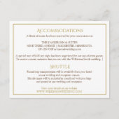 Details zur Hochzeitkarte | Luxe Calligraphie (Gol Begleitkarte (Rückseite)