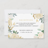 Details zur Hochzeitsempfehlung für Elfenbein - Kr Einladung (Vorderseite)