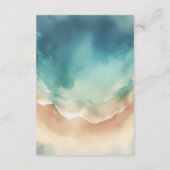 Details zur Hochzeitsempfehlung für Sun Beach Ocea Begleitkarte (Rückseite)