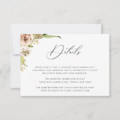 Details zur Hochzeitskarte für Botanische Wälder Einladung (Vorderseite)