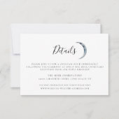 Details zur Hochzeitskarte für den blauen Mond Einladung (Vorderseite)