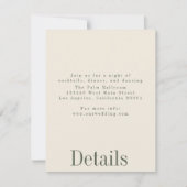 Details zur Hochzeitskarte für Industriesommer Einladung (Vorderseite)