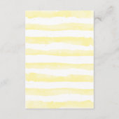 Details zur Hochzeitskarte für Sonnenblumen Begleitkarte (Rückseite)