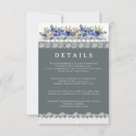 Details zur Hochzeitskarte für Spitzen und Perlen Einladung