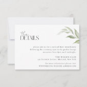 Details zur Hochzeitskarte im Wildwald Einladung (Vorderseite)