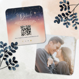 Details zur Hochzeitskarte Sunset to Moonrise Begleitkarte