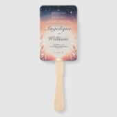 Details zur Hochzeitskarte Sunset to Moonrise Fächer (Vorderseite)