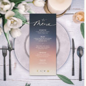 Details zur Hochzeitskarte Sunset to Moonrise Fächer