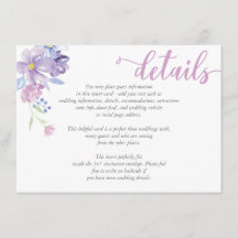 DETAILS ZUR HochzeitskARTE "Watercolor Floral Peon