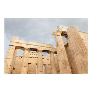 Details zur klassischen griechischen Architektur Fotodruck
