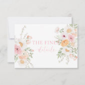 Details zur Millimeter-Baby-Duschkarte Einladung (Rückseite)